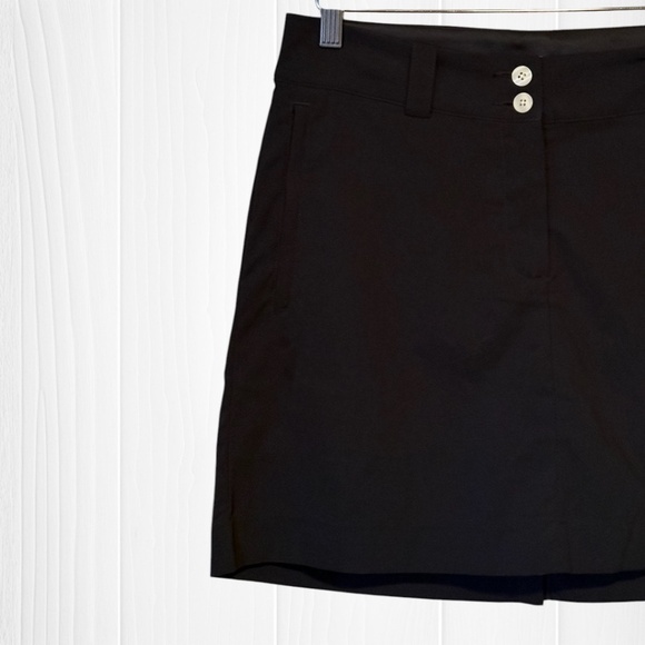 Nike Golf Womens 2 Dri-Fit Tour Performance Skirt with Shorts - Skort Black - Picture 2 of 11